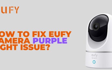 How To Fix Eufy Camera Purple Light Issue?
