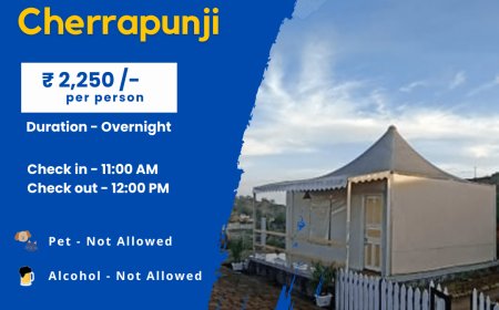 Camping at 100 Waterfalls in Cherrapunji: A Nature Lover’s Paradise