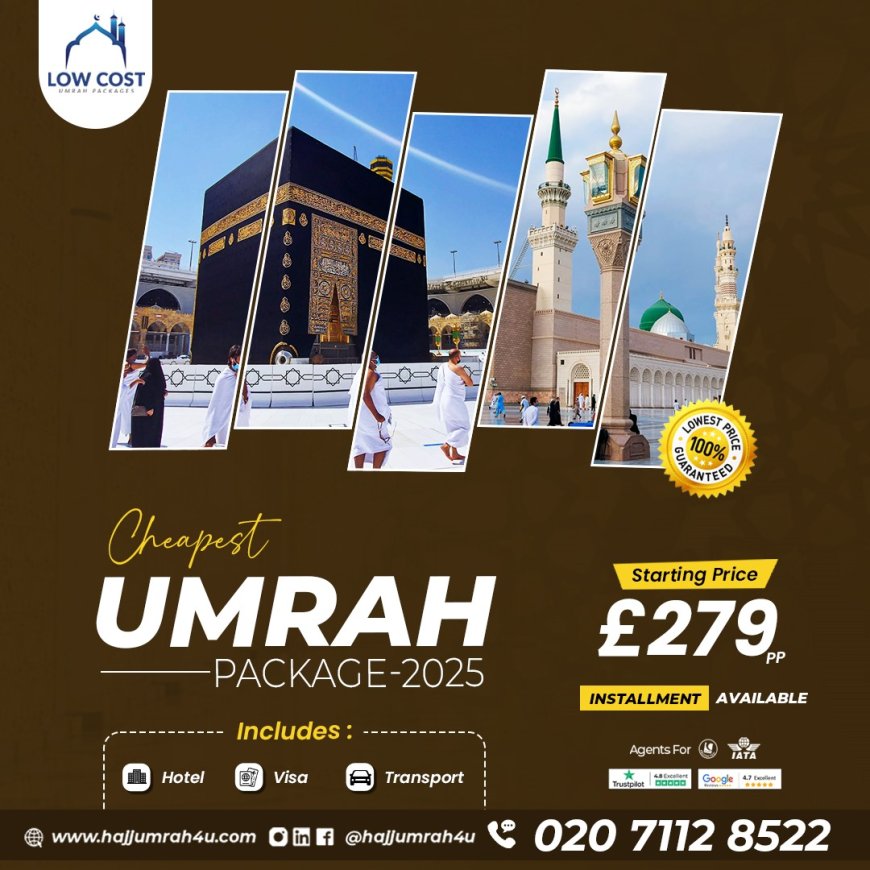 Book Umrah Package with Trusted Umrah Packages in London