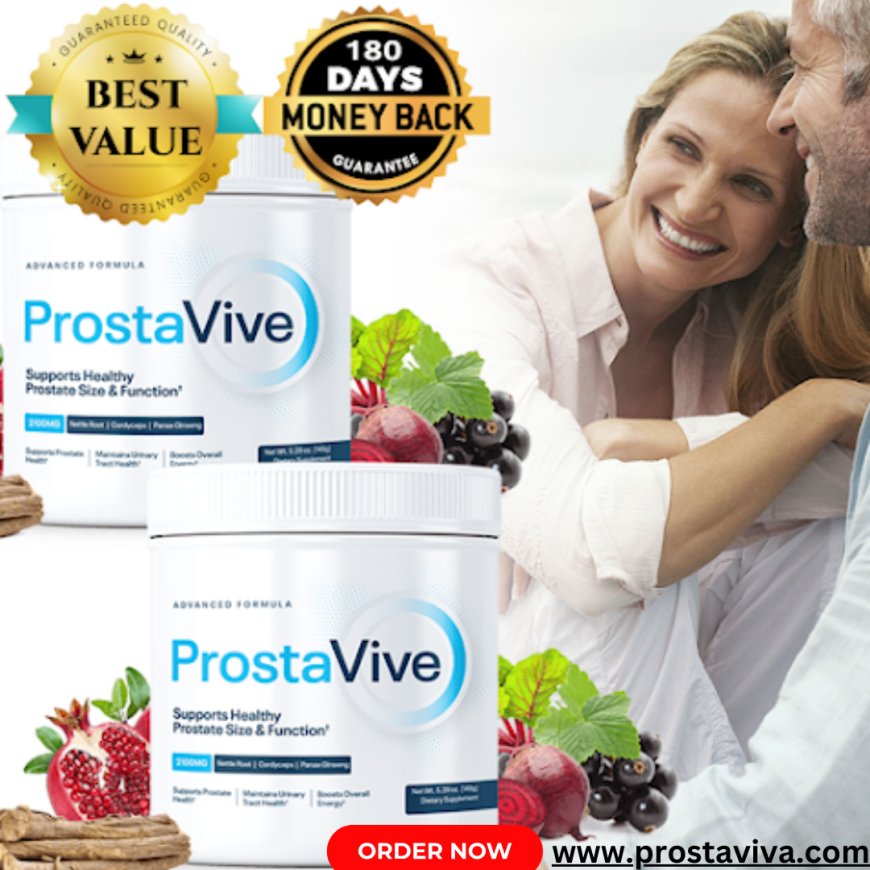 Restore Comfort & Confidence with ProstaVive Prostate Supplement