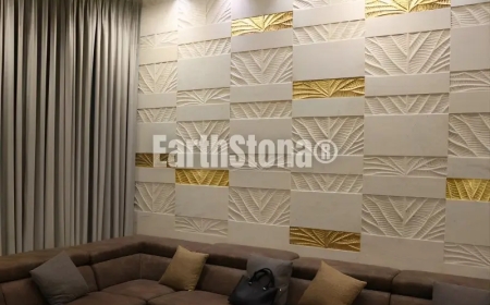 Natural Stone Wall Carving | EarthStona