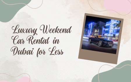 Luxury Weekend Car Rental in Dubai for Less