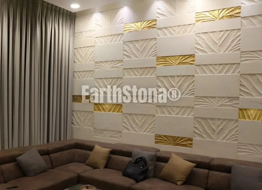 Natural Stone Wall Carving | EarthStona